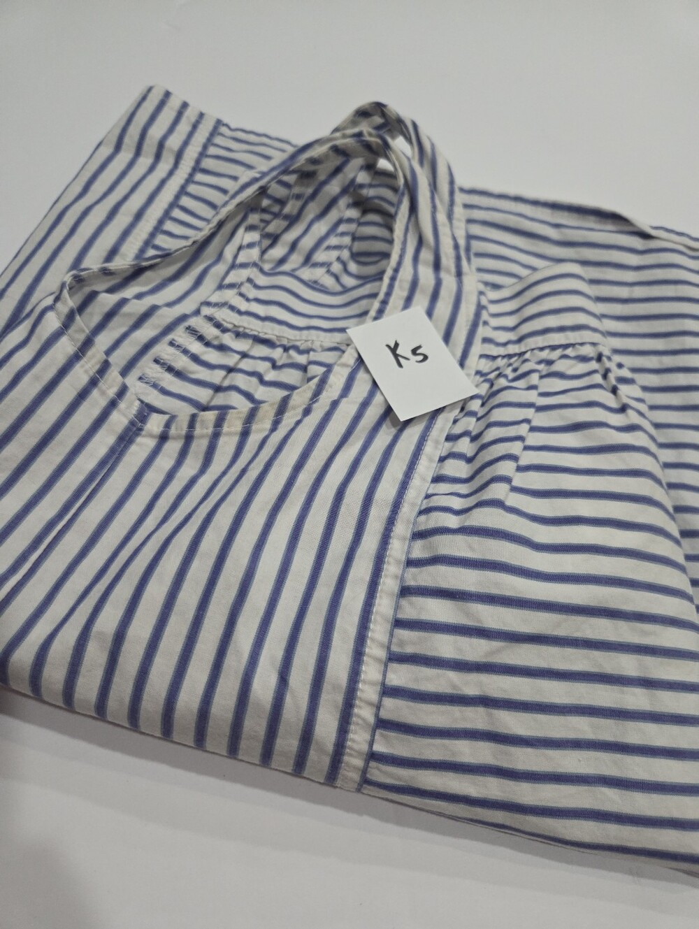Victoria Beckham for Target Blue and White Striped Halter Camisole Sz.L - Picture 8 of 8